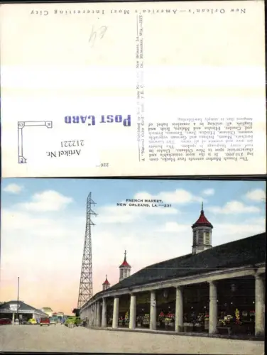 212221,Louisiana New Orleans French Market