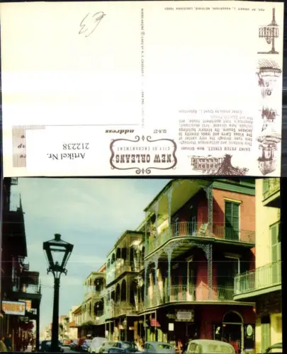 212238,Louisiana New Orleans Saint Peter Street