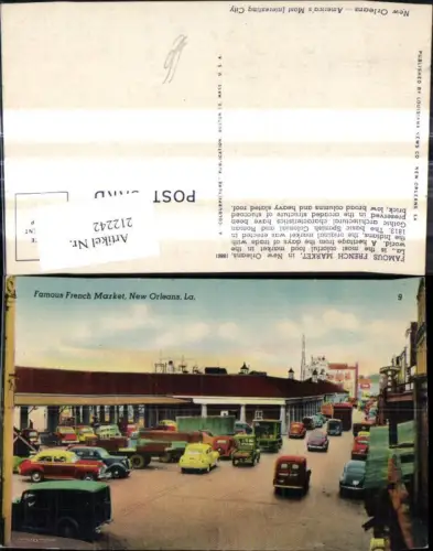 212242,Louisiana New Orleans Famous French Market Auto LKW