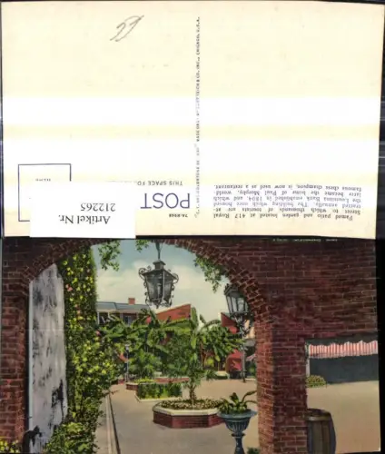 212265,Louisiana New Orleans Patio and Garden Patio Royal