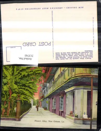 213745,Louisiana New Orleans Pirates Alley