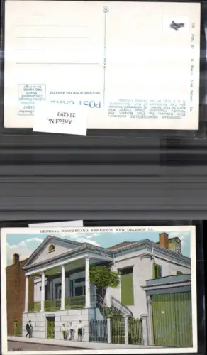 214290,New Orleans General Beauregard Residence