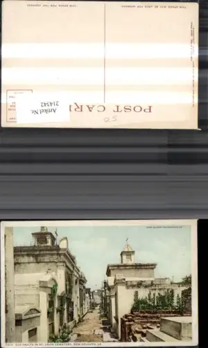 214342,New Orleans Old Vaults in St Louis Cemetery