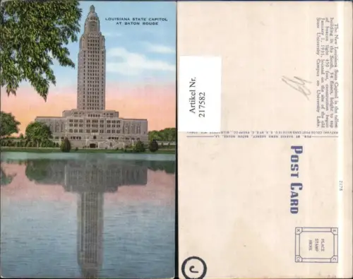 217582,Louisiana Baton Rouge State Capitol