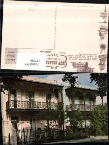217709,Louisiana New Orleans Lovely antebellum homes