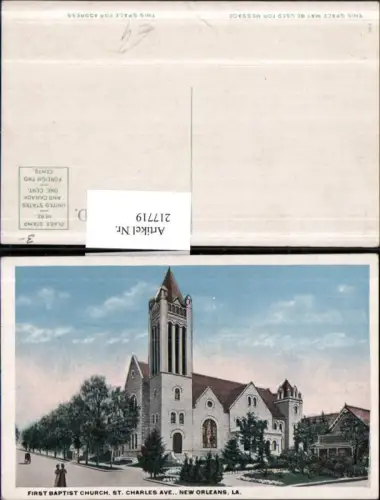 217719,Louisiana New Orleans First Baptist Church St Charles Avenue Kirche