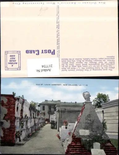 217734,Louisiana New Orleans Old St Louis Cemetery Friedhof