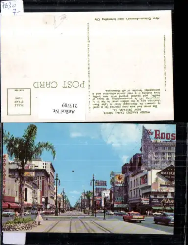 217789,Louisiana New Orleans Canal Street Straßenansicht