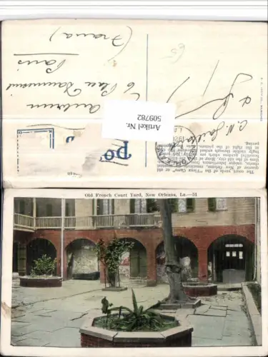 509782,Louisiana New Orleans Old French Court Yard Hof