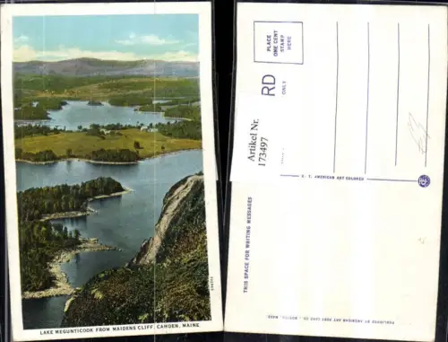 173497,Maine Lake Megunticook from Maidens Cliff Camden