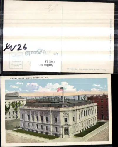 190118,Maine Portland Federal Court House