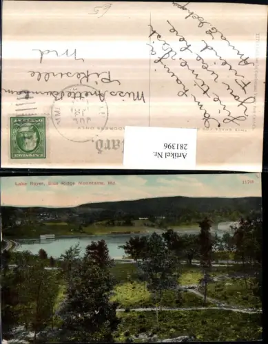 281396,Maryland Blue Ridge Mountains Lake Royer See