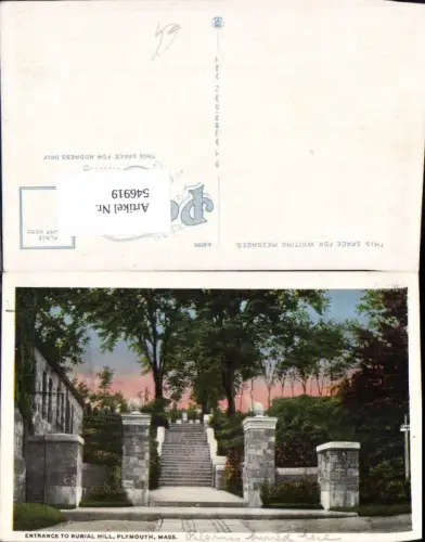 546919,Massachusetts Plymouth Stiege Burial Hill