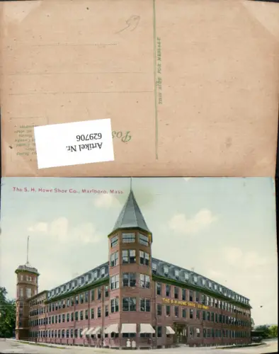629706,The S. H. Howe Shoe Co Marlboro Massachusetts