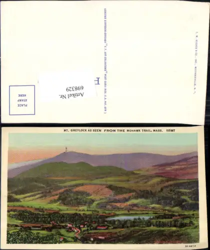 698329 Massachusetts Greylock Mohawk Trail