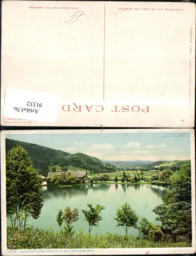 91332,North Adams Mass. Looking North from Hoosac Valley Park Ansicht See