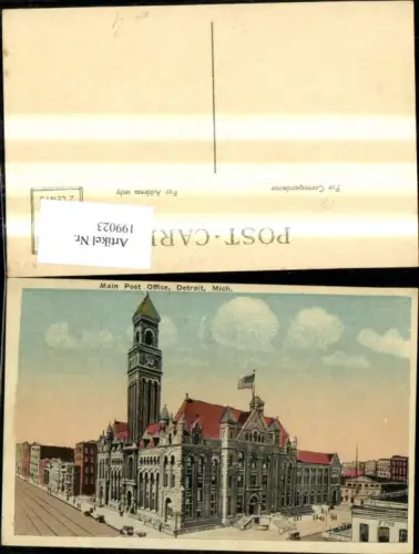 199023,Michigan Detroit Main Post Office