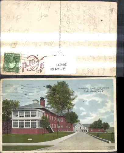 204215,Michigan Ann Arbor Surgical Ward and Office U. of M. Hospital