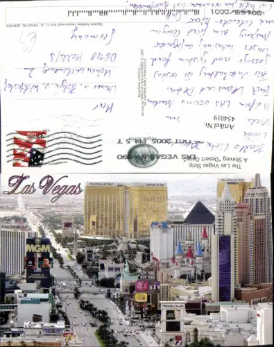 454019,Nevada Las Vegas Strip Teilansicht