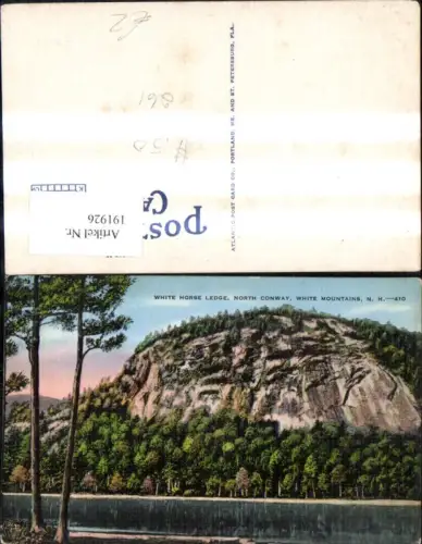 191926,New Hampshire White Mountains Nortch Conway White Horse Ledge Partie