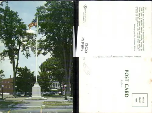 192042,New Hampshire Milford Central Square Flag Memorial