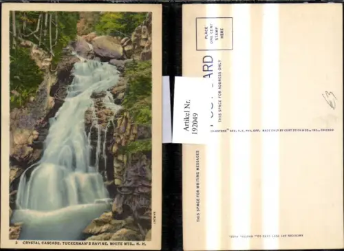 192049,New Hampshire White Mountains Crystal Cascade Tuckermans Ravine Wasserfall