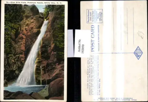 192050,New Hampshire White Mountains Glen Ellis Falls Pinkham Notch Wasserfall