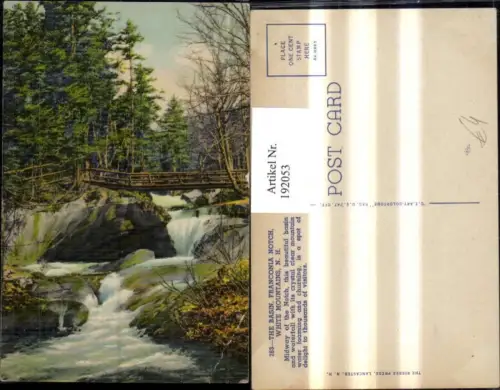 192053,New Hampshire White Mountains Franconia Notch The Basin Partie