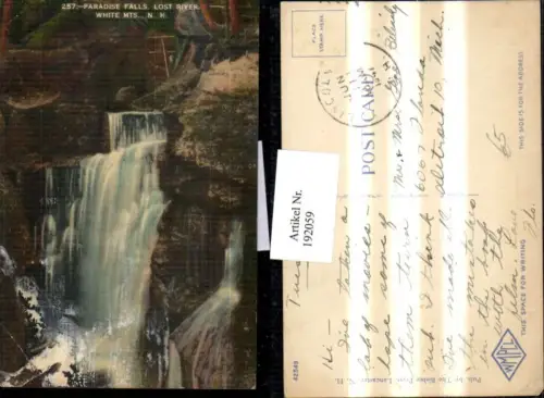 192059,New Hampshire White Mountains Paradise Falls Lost River Wasserfall
