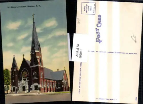 192061,New Hampshire Nashua Aloysius Church Kirche