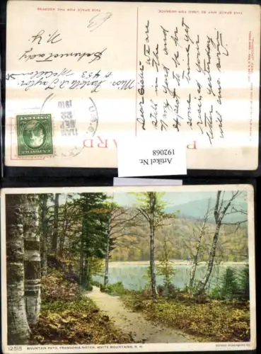 192068,New Hampshire White Mountains Mountain Path Franconia Notch Partie