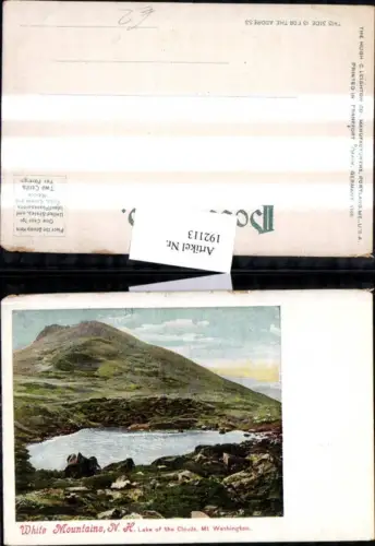 192113,New Hampshire White Mountains Lake of the Clouds Mount Washington See