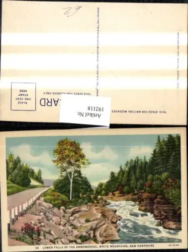 192118,New Hampshire White Mountains Lower Falls of the Ammonoosuc Partie