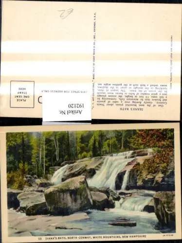 192120,New Hampshire White Mountains Dianas Bath North Conway Wasserfall