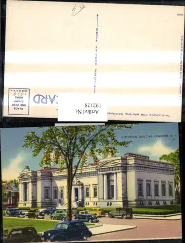 192128,New Hampshire Concord Historical Building Gebäude