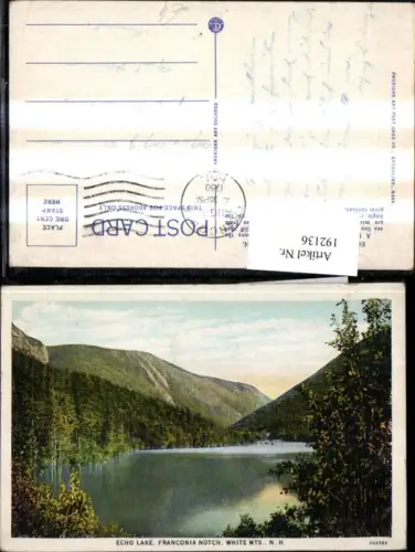 192136,New Hampshire White Mountains Echo Lake Franconia Notch See
