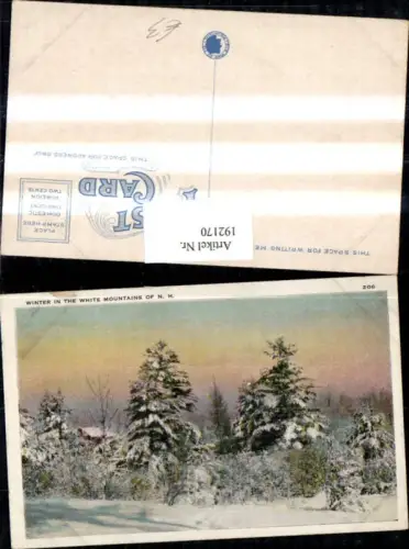 192170,New Hampshire Winter in the White Mountains Winterbild Partie