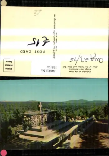 192176,New Hampshire Rindge Cathedral of the Pines Altar of the Nation and Altar Rail Open Air Kirche