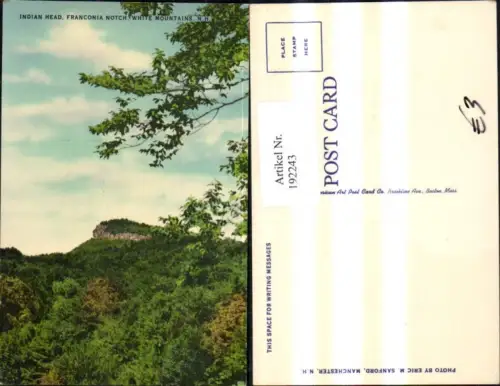 192243,Indian Head Franconia Notch White Mountains