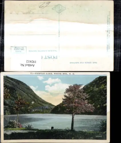 192412,New Hampshire White Mountains Profile Lake