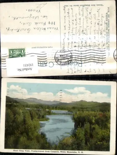 192431,New Hampshire White Mountains Starr King View Pemigewasset from Campton