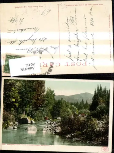 192432,New Hampshire White Mountains Ammonoosuc River and Mt. Washington