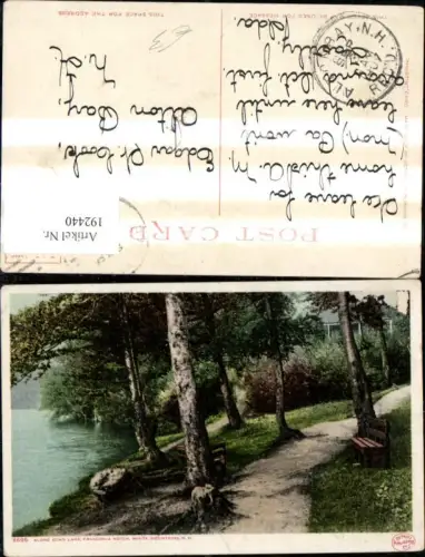 192440,New Hampshire White Mountains Franconia Notch Along Echo Lake