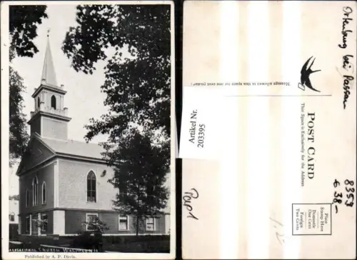 203395,New Hampshire Walpole Church Kirche