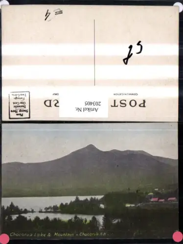 203405,New Hampshire Chocorua Lake and Mountain