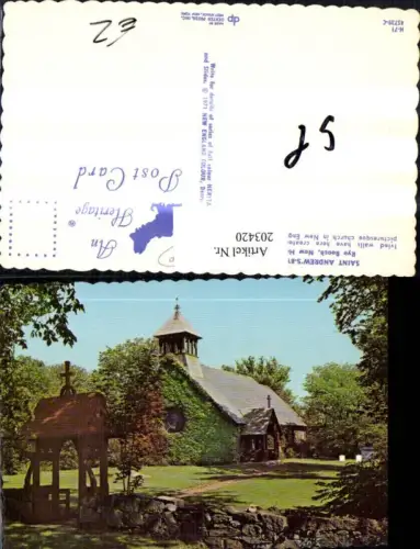 203420,New Hampshire Rye Beach Saint Andrews-By-the-Sea Kirche Kapelle