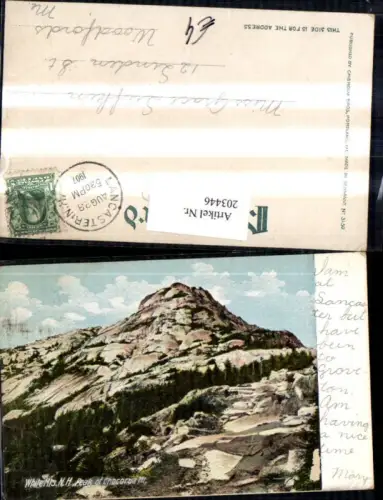 203446,New Hampshire White Mountains Peak of Chocorua Mount