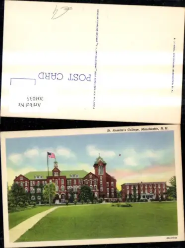 204035,New Hampshire Manchester St Anselms College