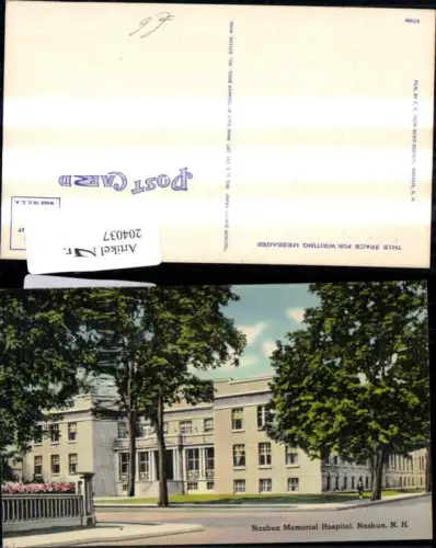 204037,New Hampshire Nashua Nashua Memorial Hospital