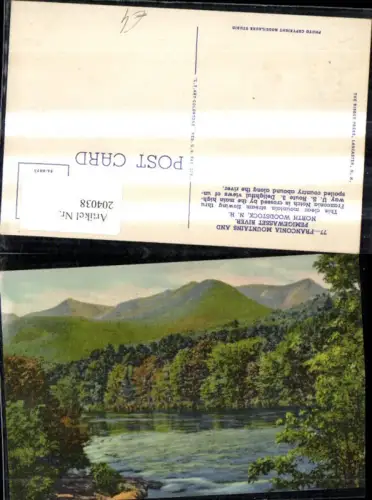 204038,New Hampshire North Woodstock Franconia Mountains and Pemigewasset River